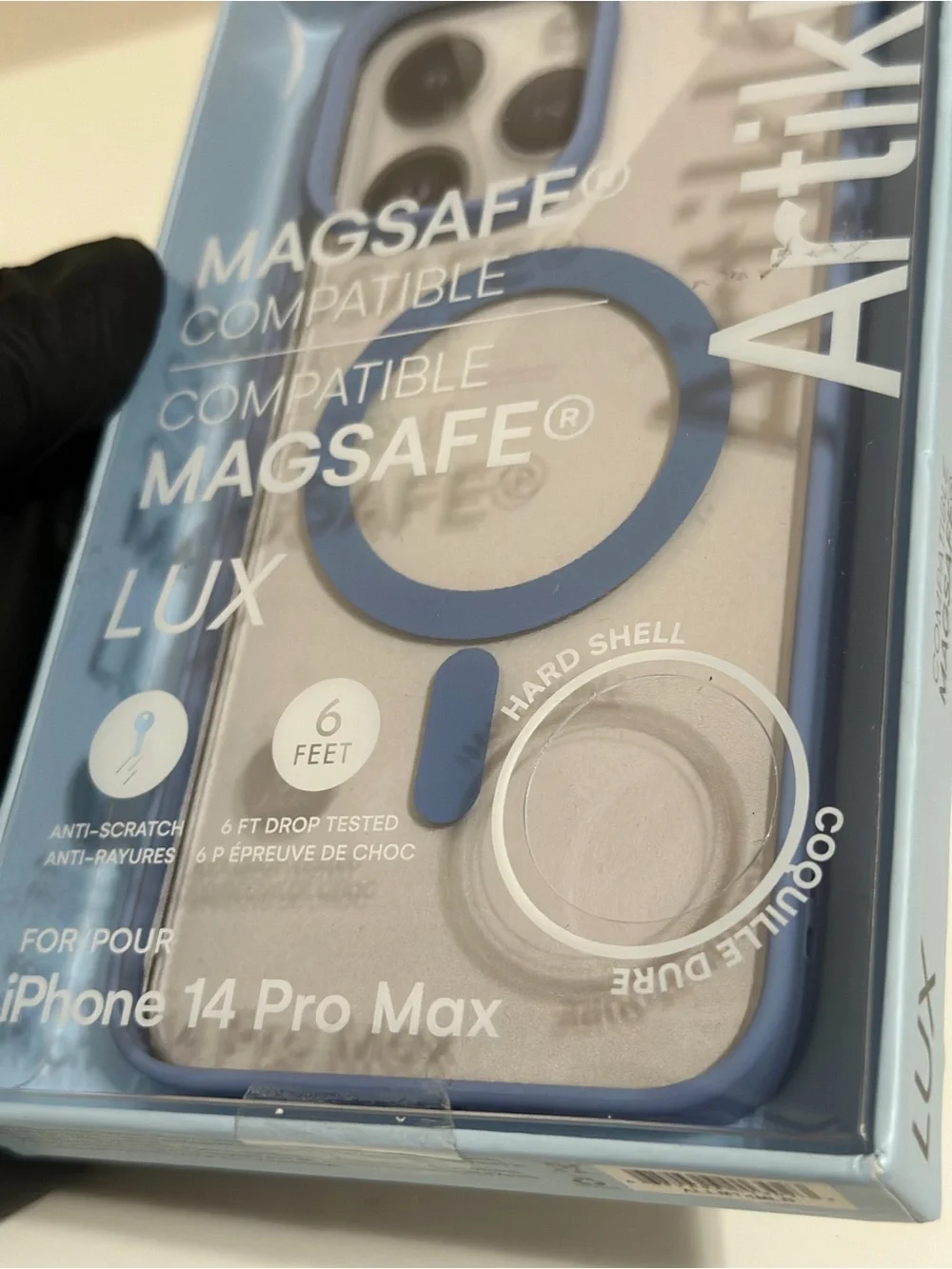 Artikl LUX MagSafe Compatible Case for Apple iPhone 14 Pro Max Clear Blue Hard